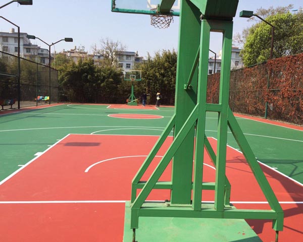 云南省邮政中心硅pu篮球场